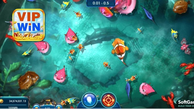 Các loài sinh vật biển và phần thưởng trong trò chơi bắn cá đổi thưởng